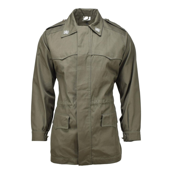 Parka militaire italienne originale, doublure matelassée amovible, veste de campagne olive NOUVEAU - GoMilitar