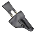 Étui de pistolet militaire italien d'origine, fermeture à boucle pour droitier, noir