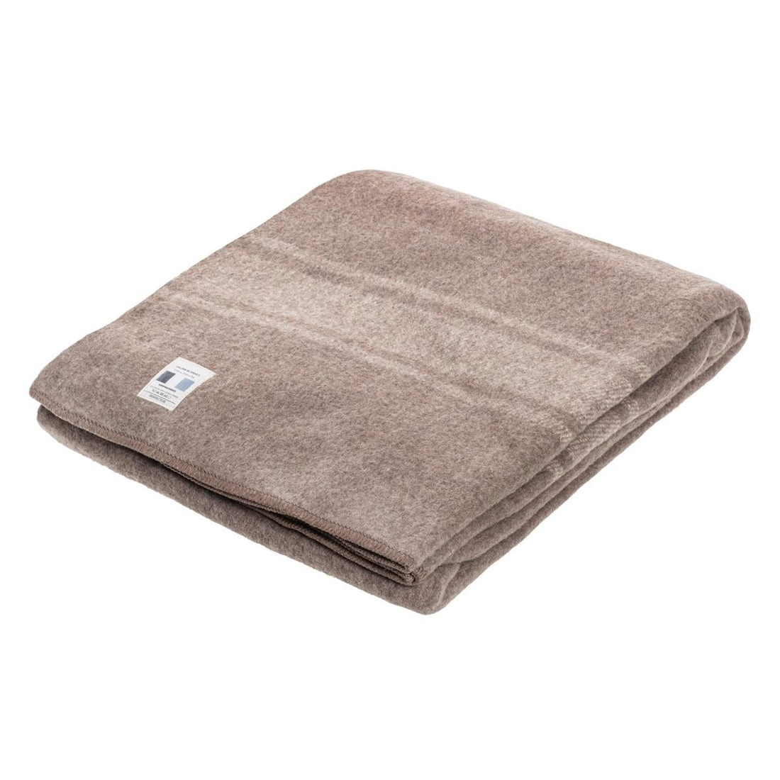 Couverture militaire italienne originale en laine, 200x155cm, pour Camping en plein air, marron