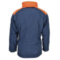 Veste parka marine originale italienne trilaminée à capuche vintage imperméable NEUF