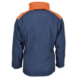 Veste parka marine originale italienne trilaminée à capuche vintage imperméable NEUF