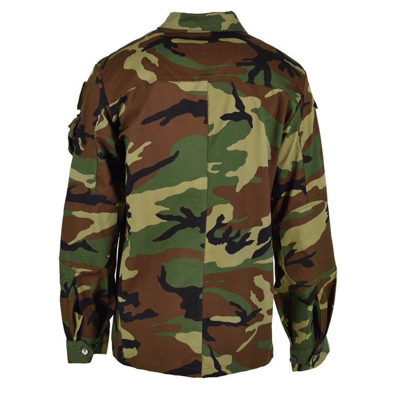 Veste de combat militaire originale italienne légère camouflage forêt surplus de l'armée NEUF