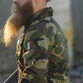 Veste de combat militaire originale italienne légère camouflage forêt surplus de l'armée NEUF