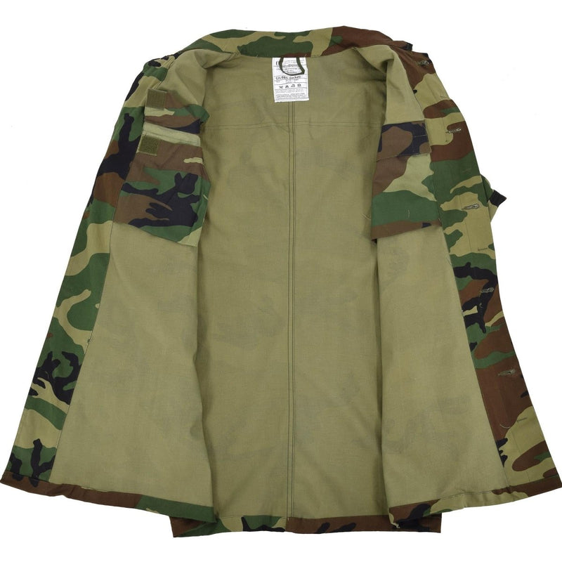 Veste de combat militaire originale italienne légère camouflage forêt surplus de l'armée NEUF
