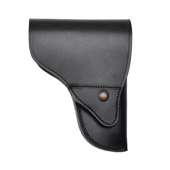 Original Italy Military Pistol leather Holster beretta carry gun holder Black - GoMilitar
