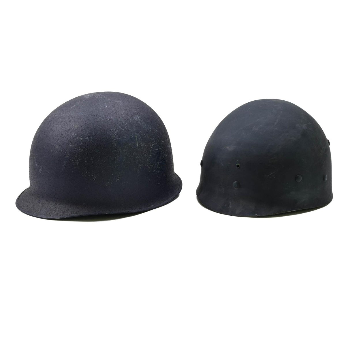 Casque militaire belge original en acier M51, combat tactique, armée, intérieur en PVC, bleu
