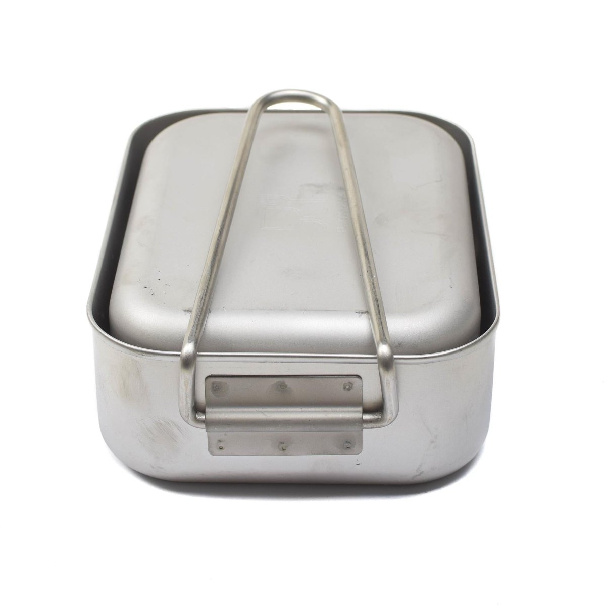 Ensemble de vaisselle de camping d'extérieur en acier inoxydable de qualité militaire originale