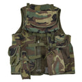 Gilet tactique original Nato camouflage forêt multi-poches armée de campagne NEUF