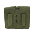 Pochette de chargeur originale de l'armée norvégienne, sac à munitions double vintage en toile verte NEUF