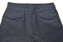 Original Norwegian military dress blue wool pants formal vintage trousers field - GoMilitar
