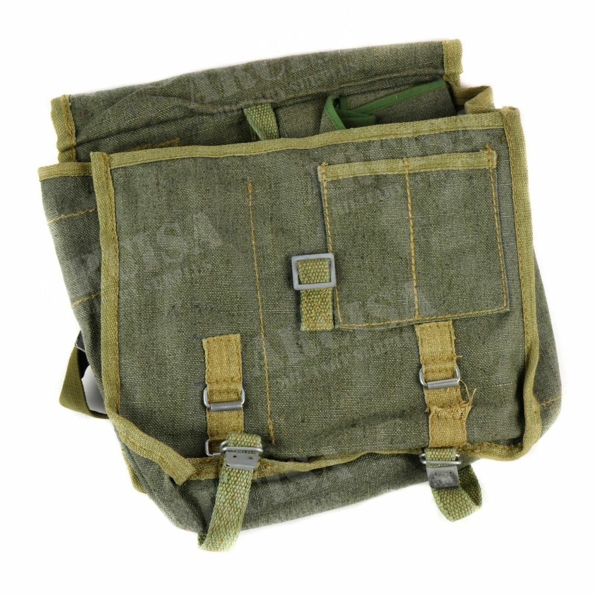 Sac à dos original de l'armée polonaise en toile, sac à bandoulière, sac à pain, bushcraft