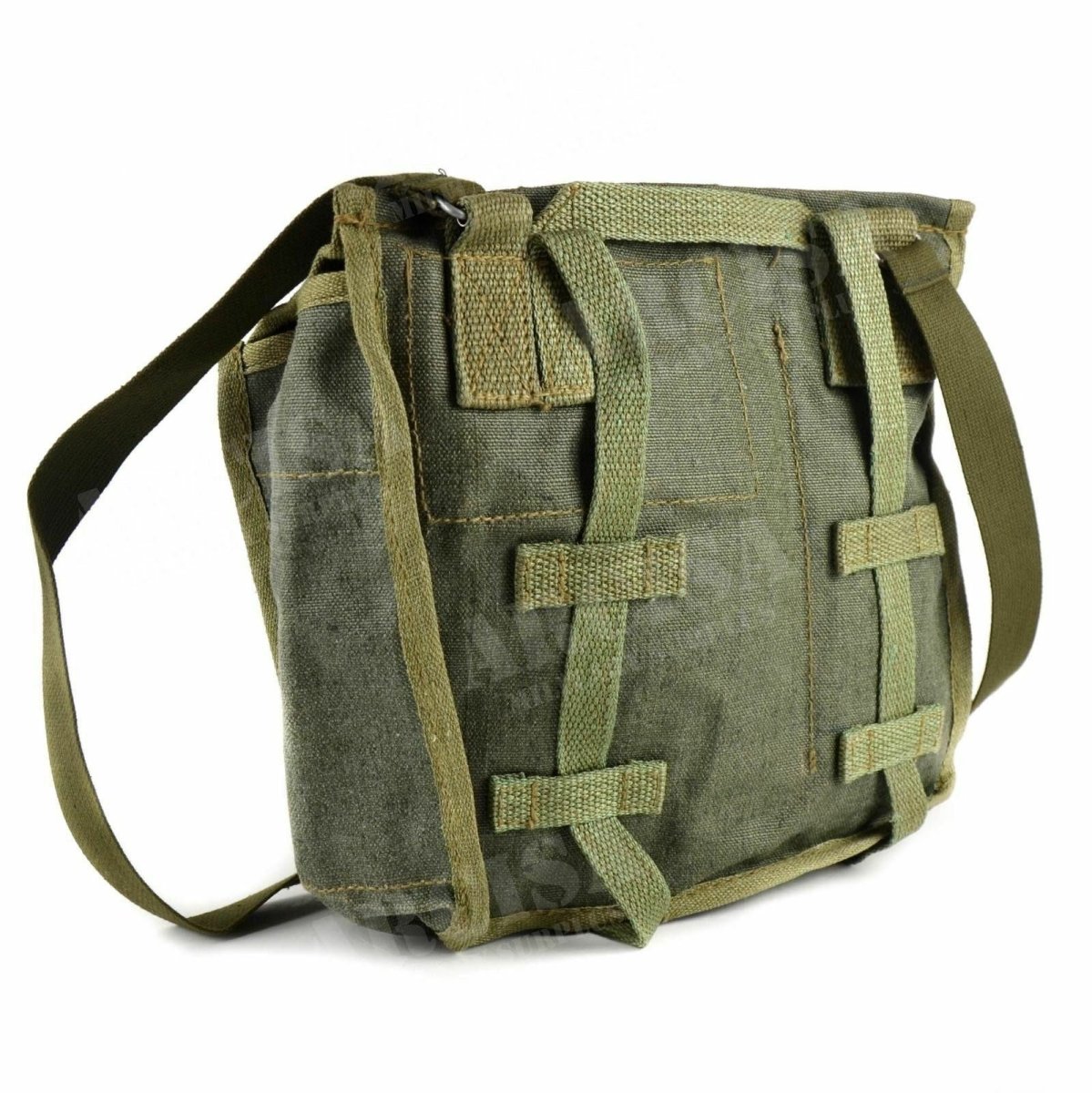 Sac à dos original de l'armée polonaise en toile, sac à bandoulière, sac à pain, bushcraft