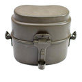 Gamelle militaire polonaise originale en aluminium, bol militaire vintage de camping, olive