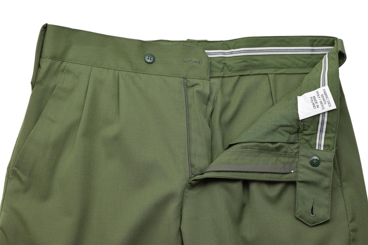 Pantalon de costume militaire polonais original, pantalon de campagne durable, vert OD de l'armée