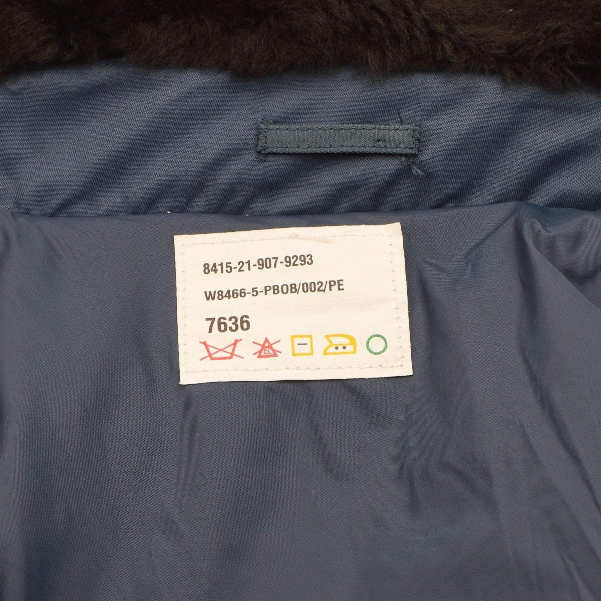 Veste de pilote originale de l'ARC de l'Aviation canadienne, surplus militaire bleu