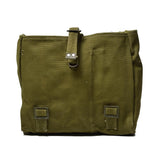 Sac de transport original de l'armée roumaine, étui à bandoulière vert pour surplus militaire