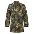 Parka militaire roumaine originale M93 camouflage feuille veste longue à capuche tactique NEUF