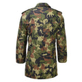 Parka militaire roumaine originale M93 camouflage feuille veste longue à capuche tactique NEUF