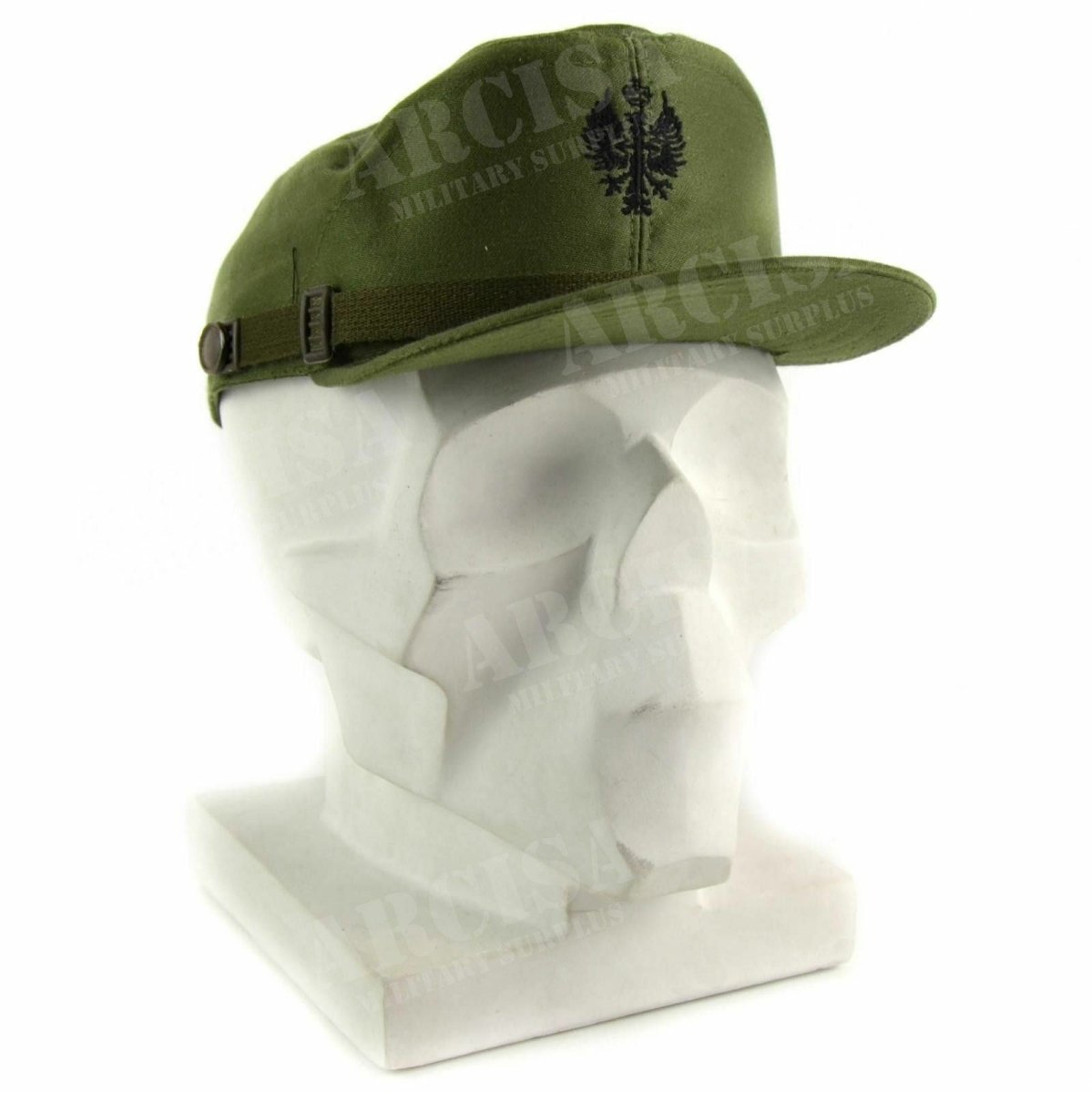 Casquette militaire espagnole originale à visière de l'armée de l'air, chapeau à visière bleu marine, vert olive