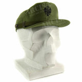 Casquette militaire espagnole originale à visière de l'armée de l'air, chapeau à visière bleu marine, vert olive