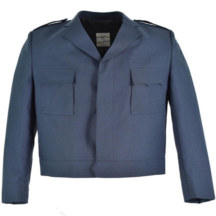 Veste originale des forces aériennes suédoises, uniforme de défilé bleu, costume, surplus militaire - GoMilitar