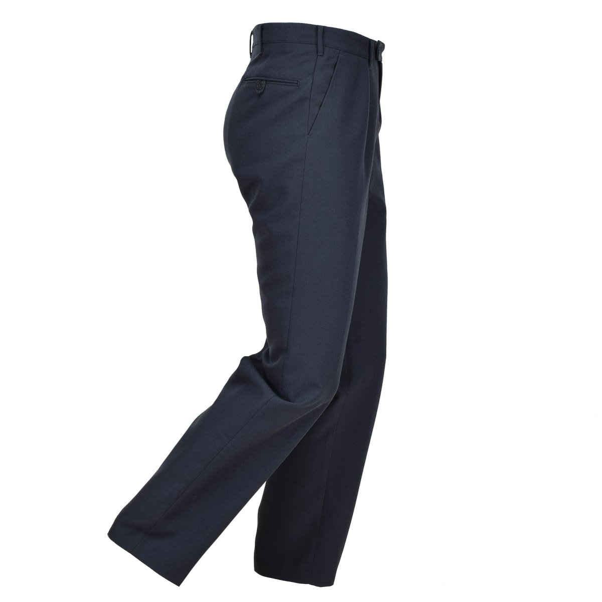 Pantalon bleu de l'armée suédoise d'origine, pantalon classique formel, uniforme avec fermeture éclair, NEUF