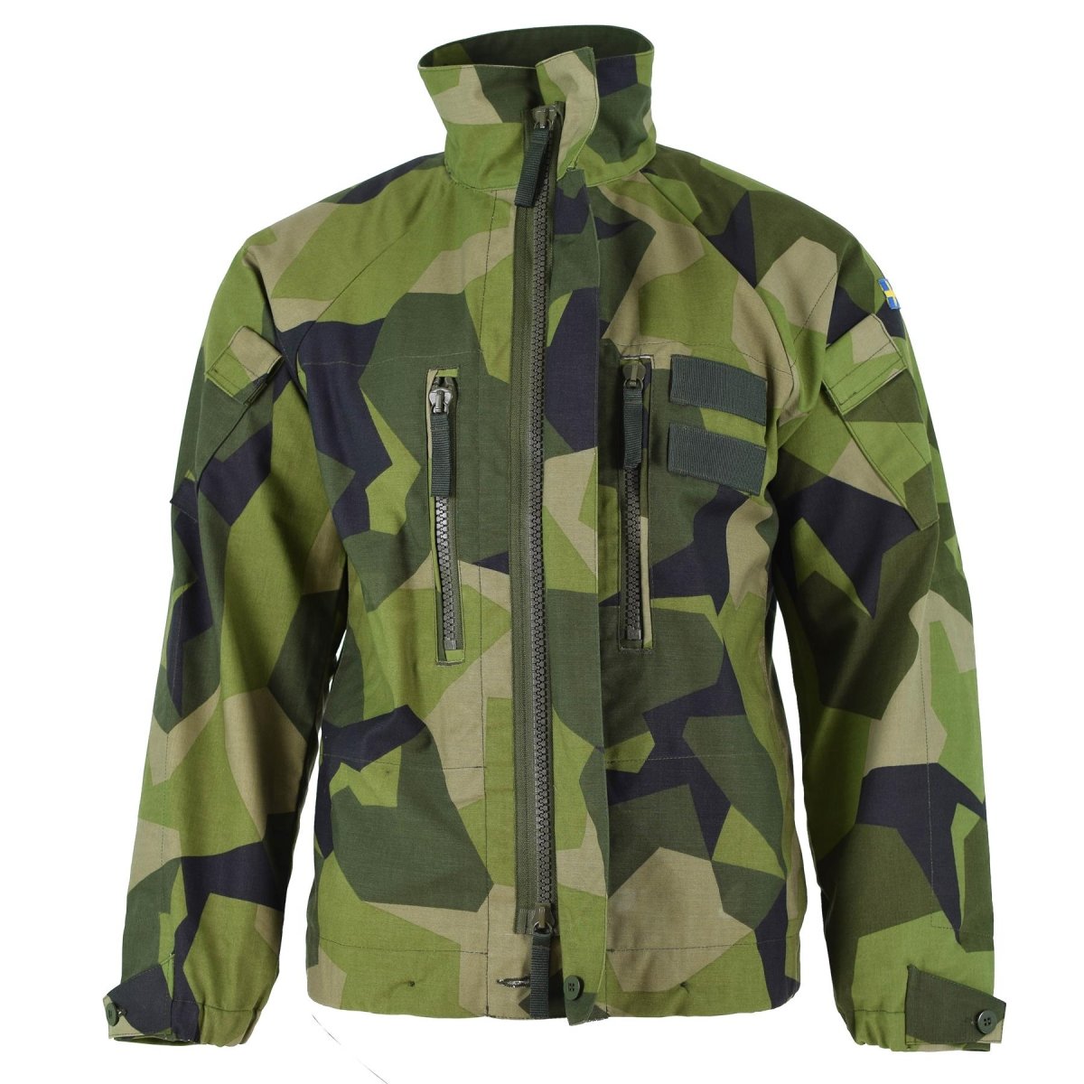 Veste de combat de campagne originale de l'armée suédoise M90 ​​avec camouflage éclaté NEUF