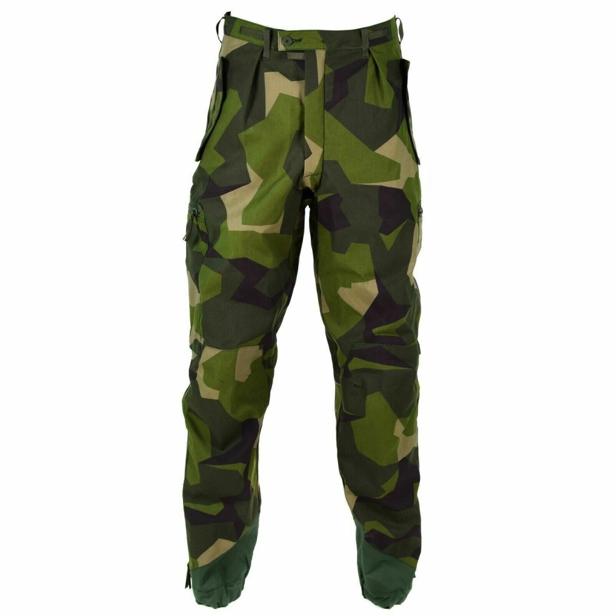 Pantalon de combat de campagne original de l'armée suédoise M90 ​​avec camouflage éclaté NEUF