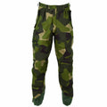 Pantalon de combat de campagne original de l'armée suédoise M90 ​​avec camouflage éclaté NEUF