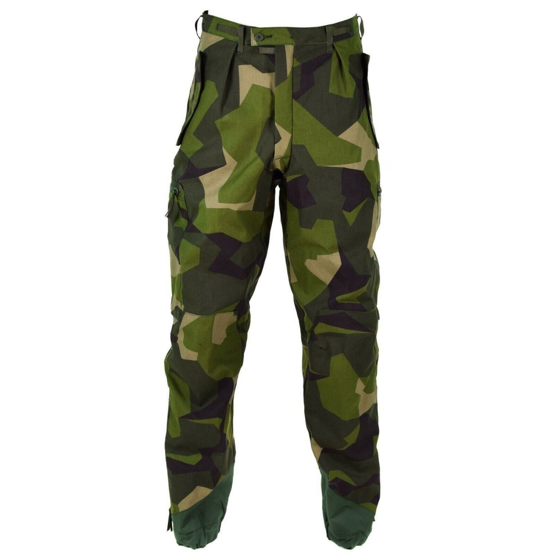 Pantalon de combat de campagne original de l'armée suédoise M90 ​​avec camouflage éclaté NEUF