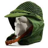 Filet de protection pour casque militaire de l'armée suédoise d'origine, vert