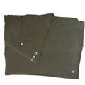 Poncho demi-zeltbahn d'origine de l'armée suédoise Olive surplus
