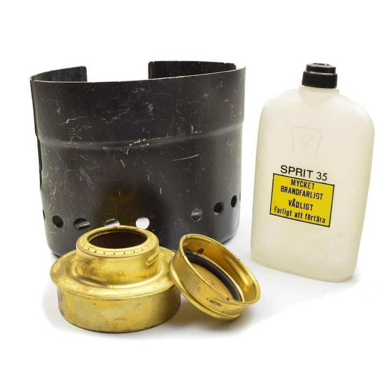 Réchaud Trangia d'origine de l'armée suédoise, brûleur à alcool, kit de cuisine suisse