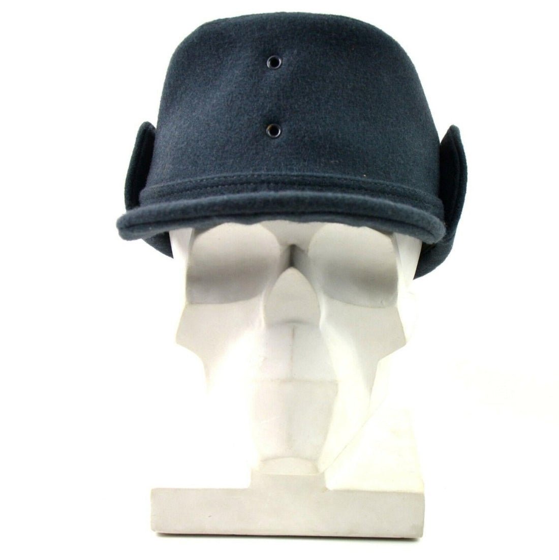 Chapeau d'hiver en laine de l'armée suédoise d'origine. Casquette d'hiver bleue suédoise NEUF