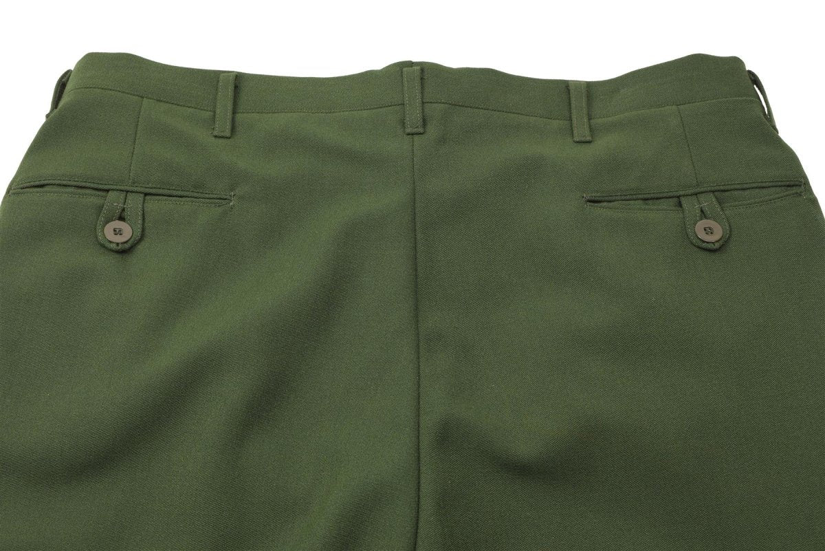 Pantalon militaire suédois d'origine, pantalon vert à plis sur le devant, pantalon à étriers NEUF