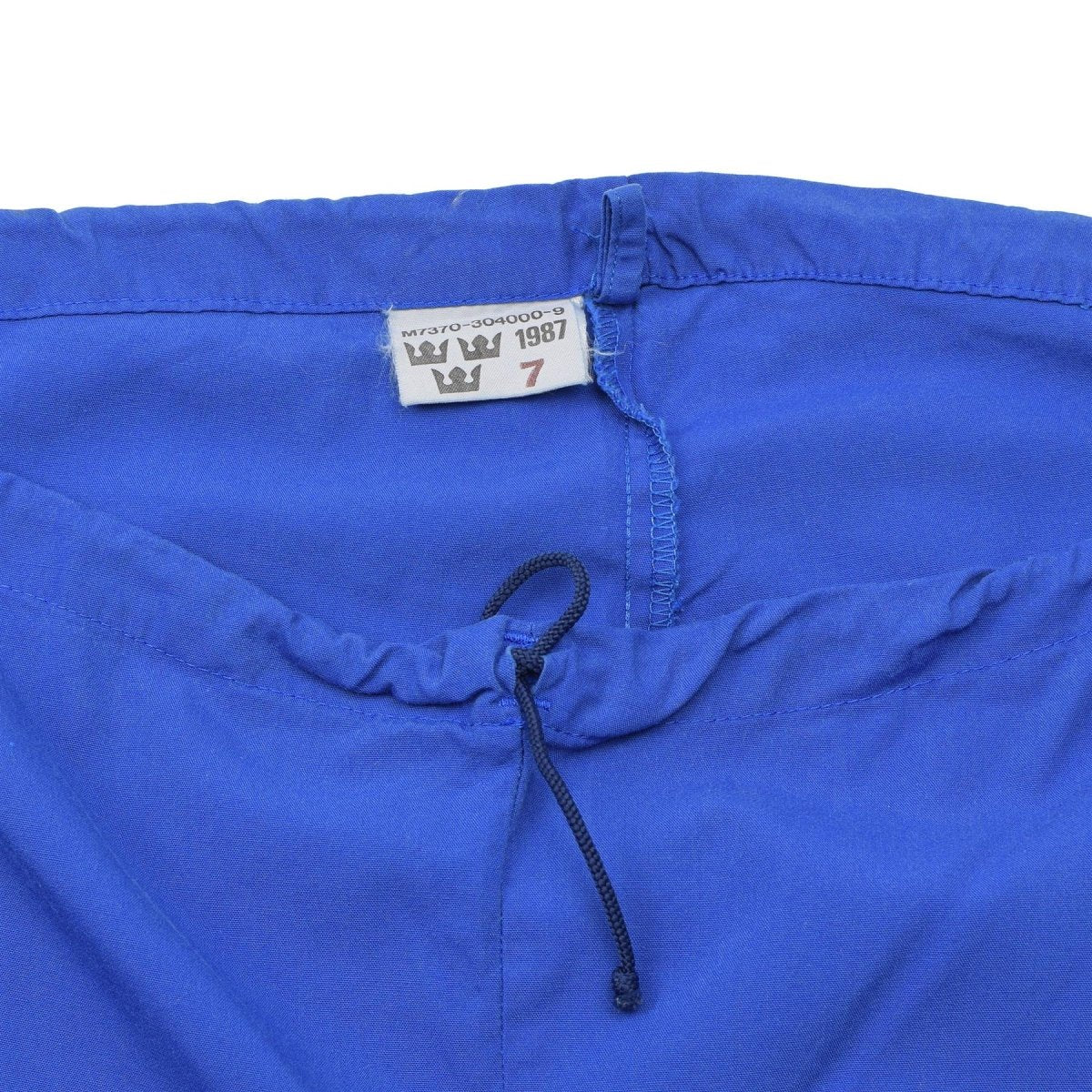 Pantalon de survêtement militaire suédois d'origine, taille réglable, vêtements de travail, bleu