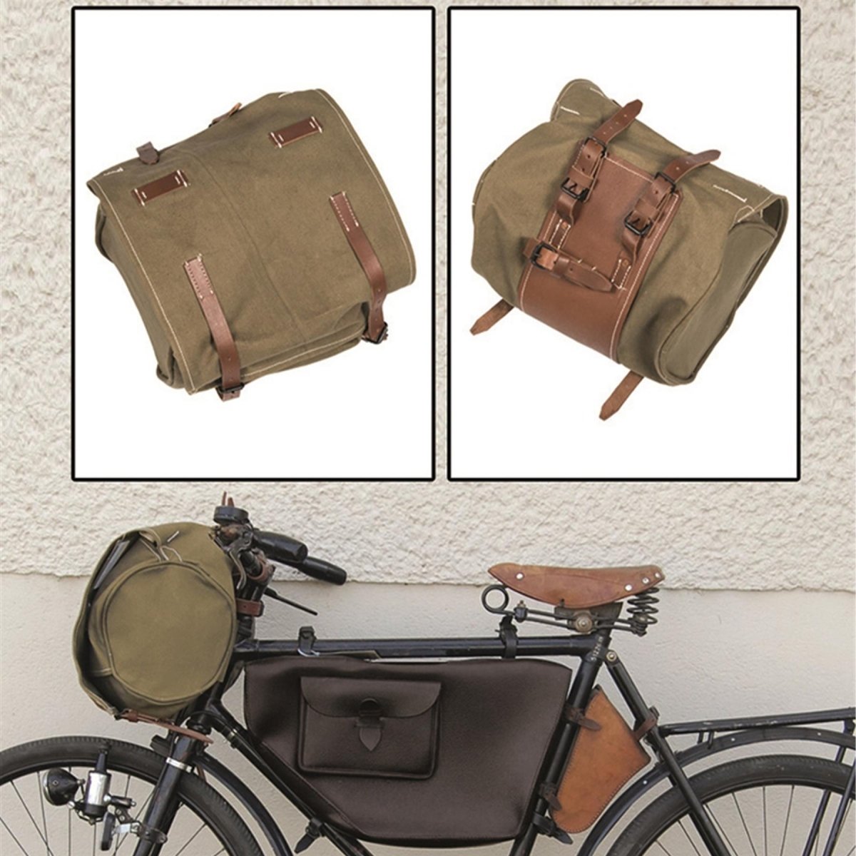 Sac de voyage d'extérieur en polyester Swiss Army MIL-TEC Cycle d'origine Olive