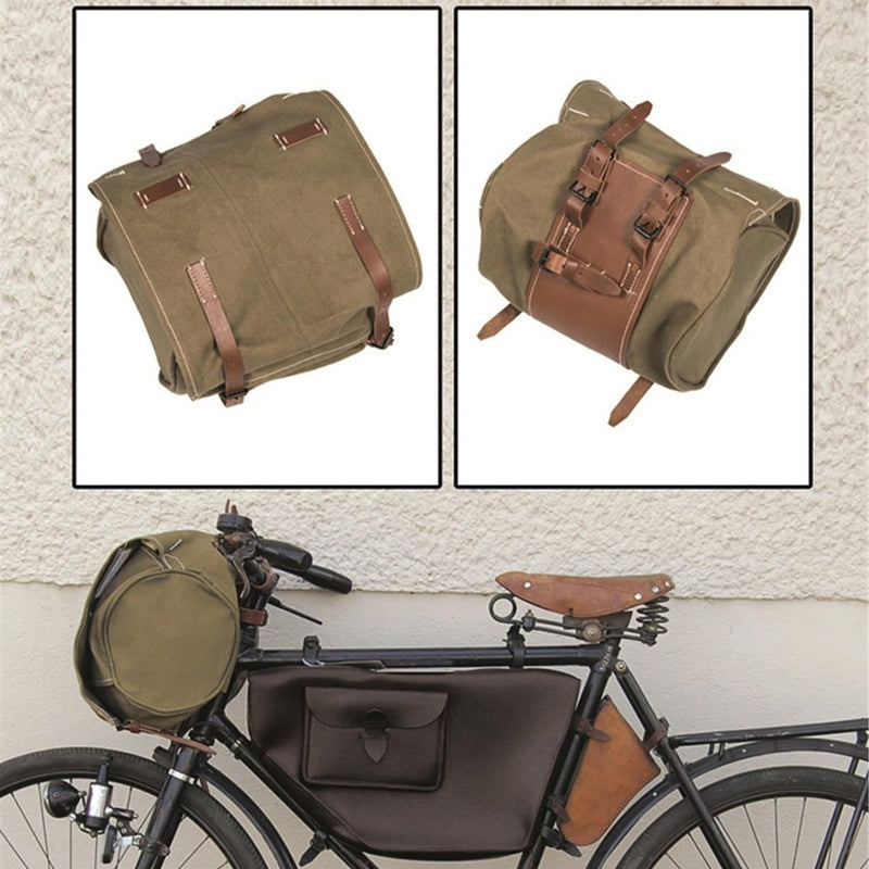 Original Swiss Army MIL - TEC Cycle bikepack polyester travel outdoor bag Olive - GoMilitar