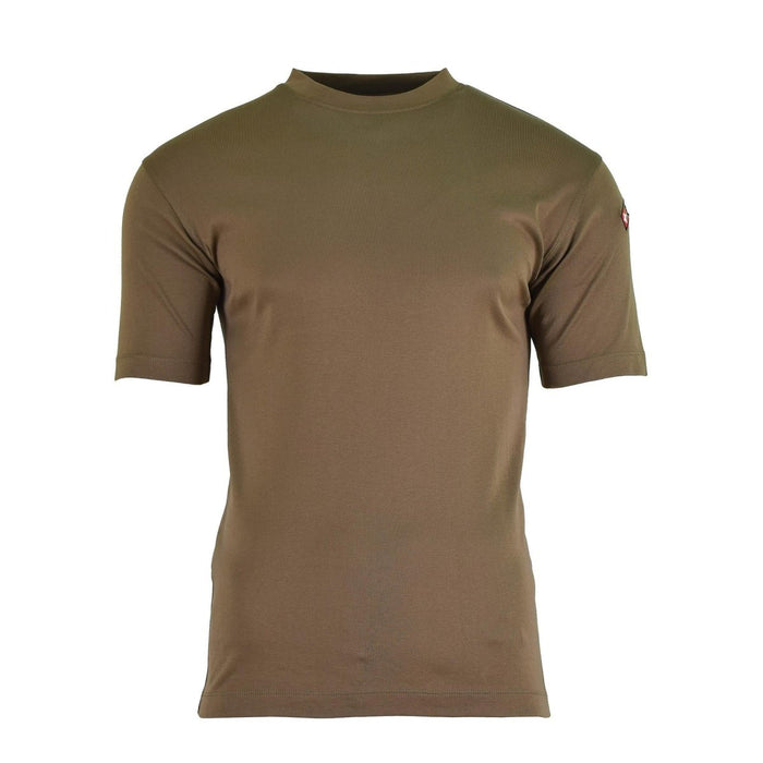 T-shirts originaux de l'armée suisse, kaki, séchage rapide, vêtements de sport respirants, surplus de chemise - GoMilitar