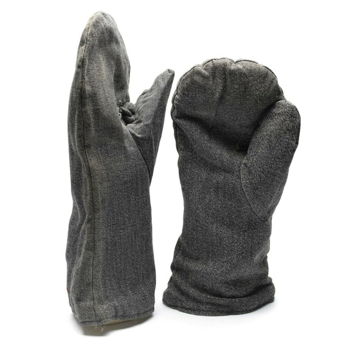 Mitaines d'hiver originales de l'armée suisse avec doublure en flanelle et gants militaires pour plus de chaleur et de durabilité.
