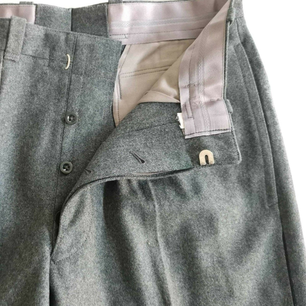 Pantalon en laine d'origine de l'armée suisse, pantalon de campagne militaire excédentaire Suisse