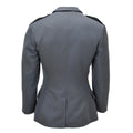 Veste formelle militaire suisse originale, 4 poches, épaulettes, gris