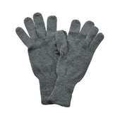 Gants de tir d'hiver militaires suisses originaux tricotés avec doigt à gâchette gris