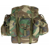 Sac à dos original de l'armée turque 40L, poches avant, tissu Cordura, camouflage boisé