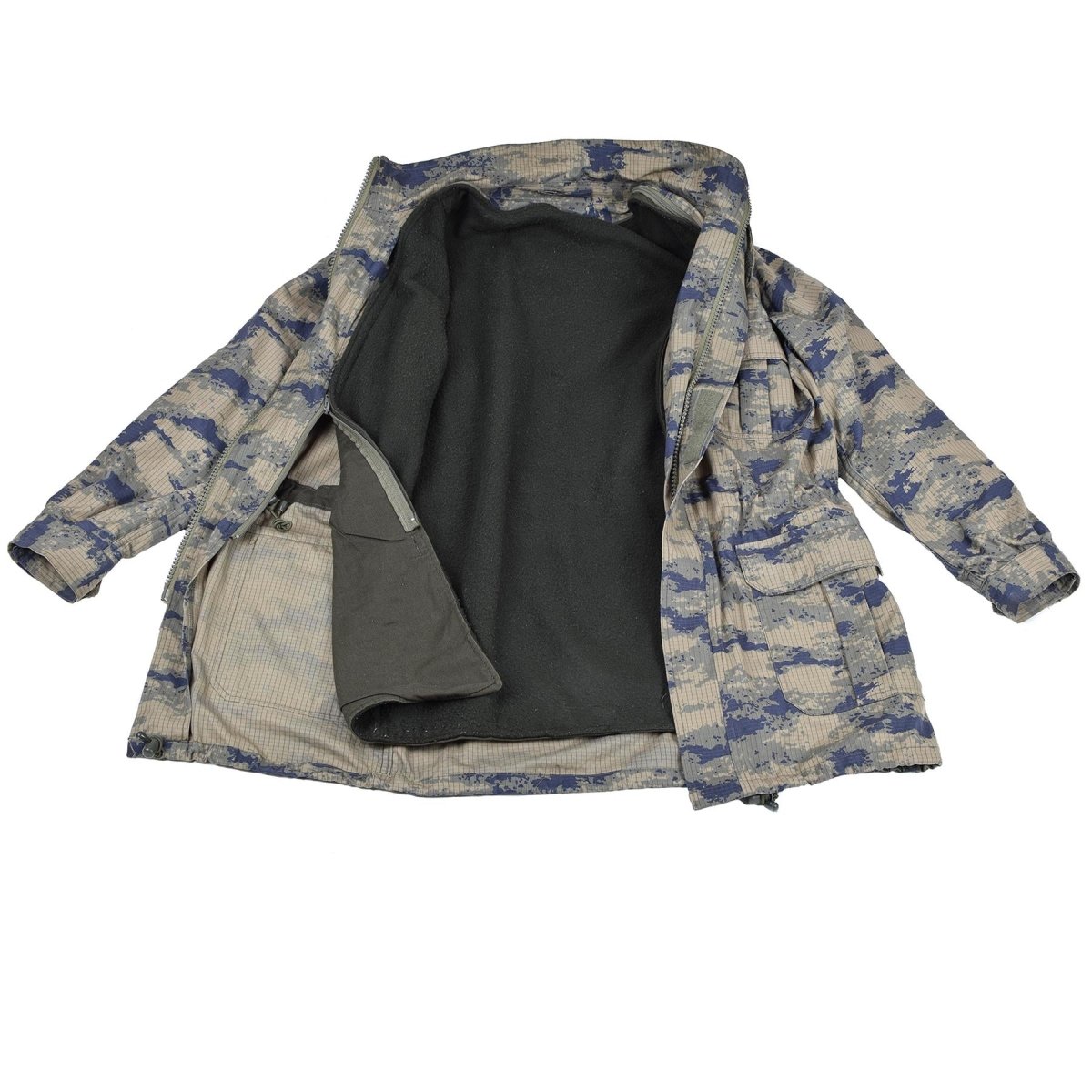 Parka camouflage numérique militaire turc d'origine avec doublure tactique ripstop durable