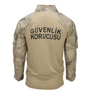 Chemise de Combat tactique militaire turque originale, manches longues, camouflage M2021