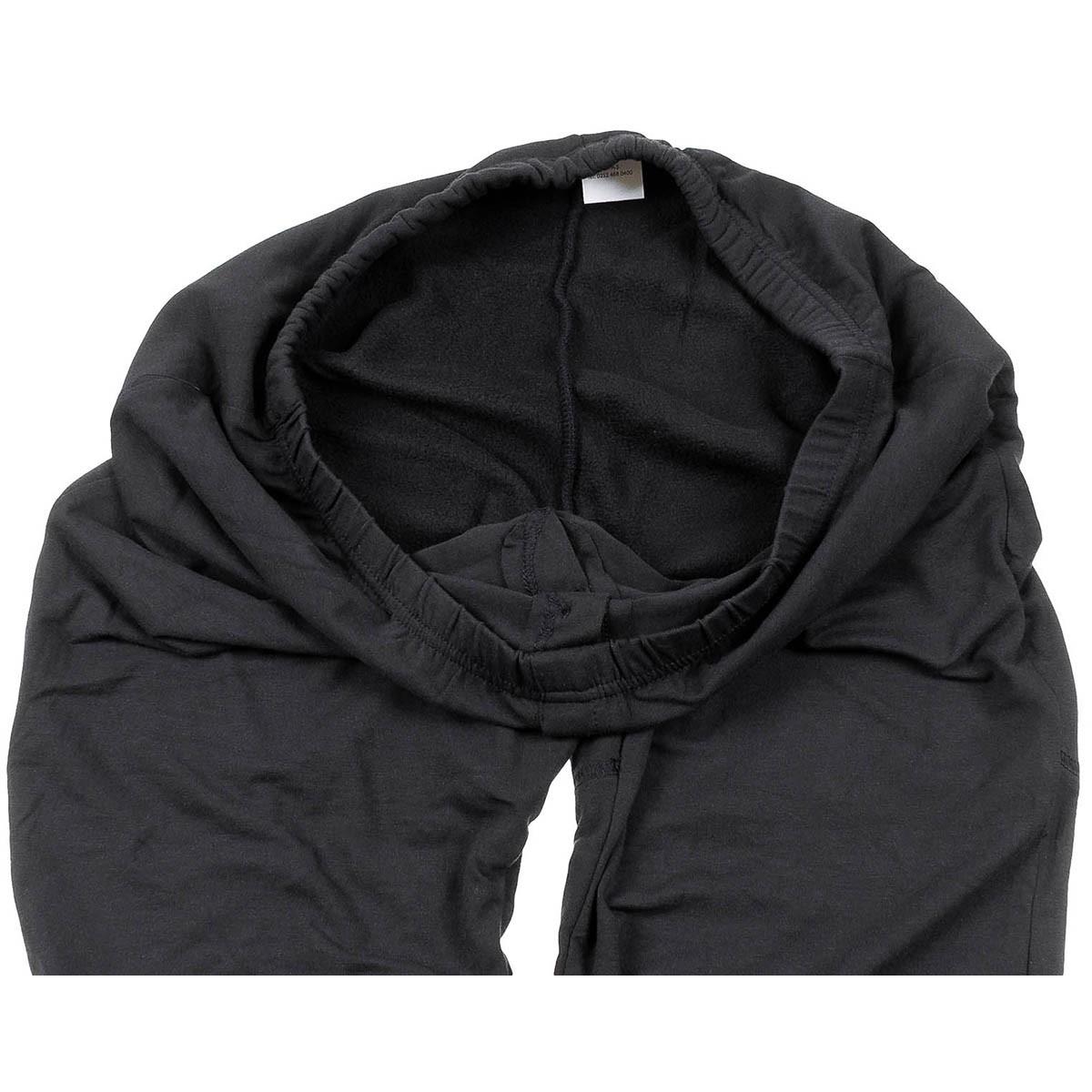 Sous-vêtement d'hiver militaire turc Original, doublure polaire, couche de Base noire