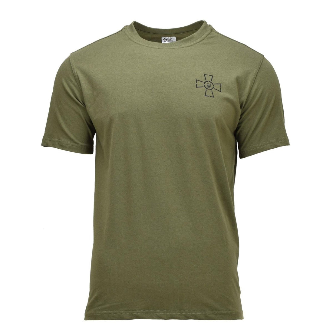 T-Shirt militaire ukrainien original, emblème des forces armées, Tryzub, manches courtes