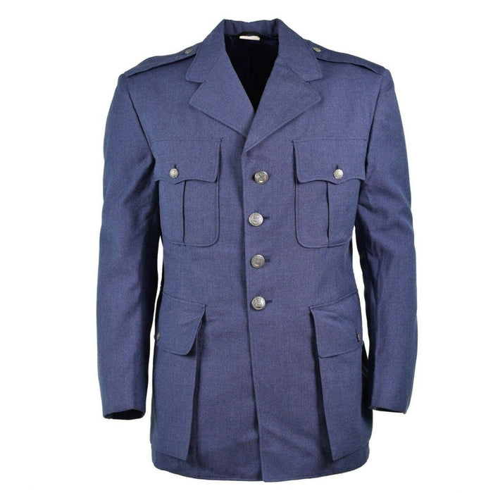 Original US Army Air Force veste manteau homme bleu USAF laine manteau Service Dress - GoMilitar