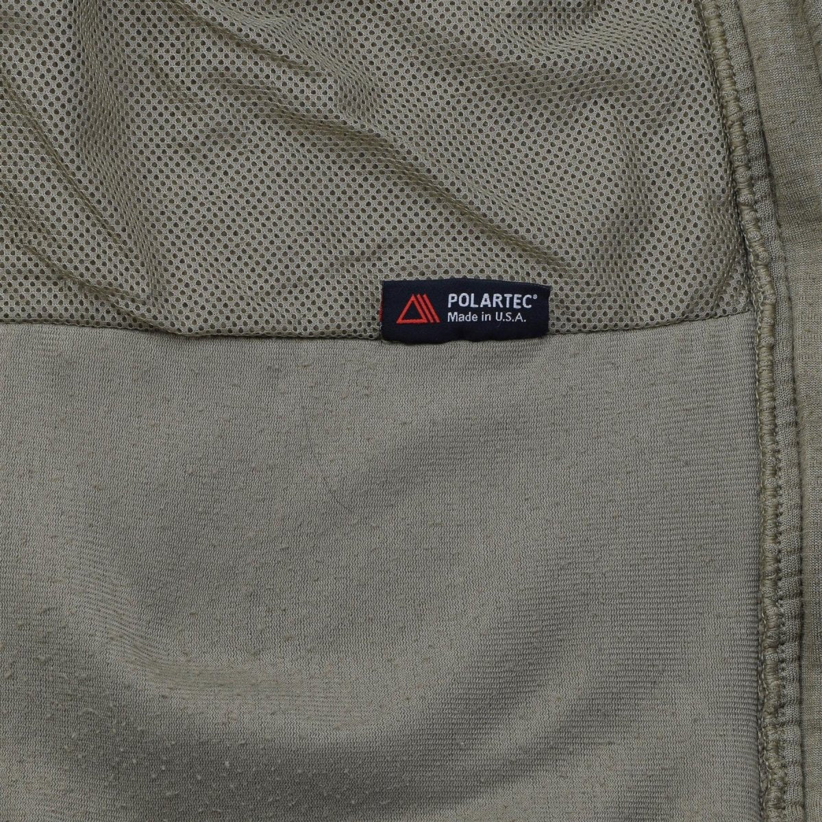 Veste polaire tactique originale de l'armée américaine pour temps froid, épaules renforcées, Olive